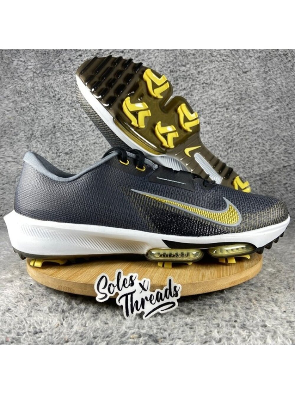 Nike Air Zoom Infinity Tour 2 Golf Spikes Size 14 Men Black Gold FD0217-003